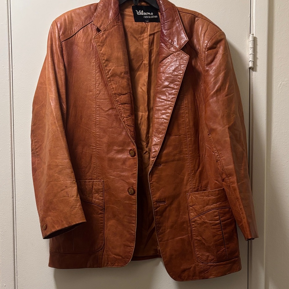 Vintage Wilson’s Leather Open Road Men’s Leather Blazer